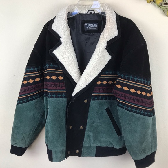 tuskany Other - TUSKANY Suede Leather Jacket Size 2xl